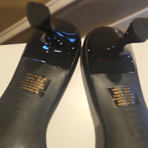 INC International Concepts Black Braided Heels - Picture 4 of 5